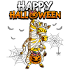 Halloween Giraffe Mummy