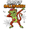Halloween Monkey Zombie
