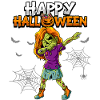 Halloween Mädchen Zombie