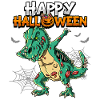 Halloween T-Rex Zombie