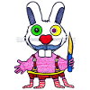 Menschen Hase