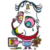 Elektrojoker Gesicht
