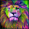 MULTI-COLOUR LION