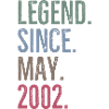 Legend Since May 2002