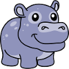Hippo Comic Animal