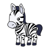 Zebra Comic Animal