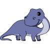 Dinosaur brontosaurus Comic