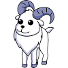 Mountain Goat Comic Animal