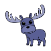 Moose Comic Animal