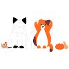 Halloween-Katzen