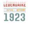 Légendaire Depuis Octobre 1923 Anniversaire