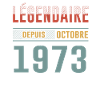 Légendaire Depuis Octobre 1973 Anniversaire