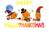 Funny football Happy Hallothanksmas