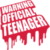 warning official teenage quote
