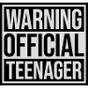 warning official teenage quote