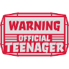 warning official teenage quote