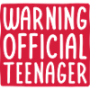 warning official teenage quote