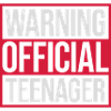 warning official teenage quote