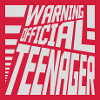 warning official teenage quote