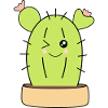 Kawaii Cactus T-shirt Gift Christmas