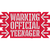 warning official teenage quote