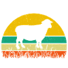 retro moutons t-shirt mouton