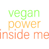 vegan power in me