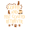 Café et Flat Coated Retriever