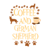 Coffee and German Shepherd