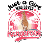 Australisches Känguru Mädchen Kangaroo