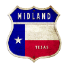Midland Texas crest flag design