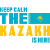 Keep Calm Kasachstan Flaggen Design