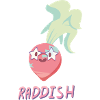 Cute Cartoon Radish