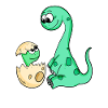 Dinosaurs with Baby Dinosaurs