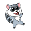 Raccoon Motif Toddler Children