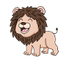 Lion motif for children