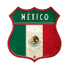 Mexiko Flagge Wappen Design
