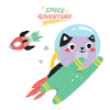Space kitten.