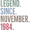 Legend Since November 1984