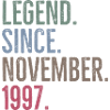Legend Since November 1997