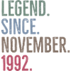 Légende depuis novembre 1992