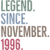 Legend Since November 1996