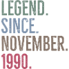 Legend Since November 1990