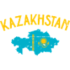 Kazakhstan Map Kazakh Flag Kazakh