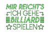 Billiard Spruch