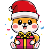 Christmas Dog Gift Joy