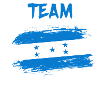 Honduras team flag design