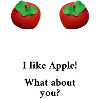i like apple