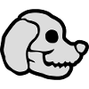 Dogs Skull Halloween Skeleton