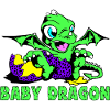 bébé dragon art unique